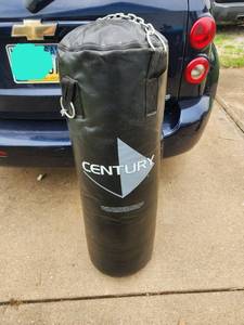 lot 379 image: Century Heavy Bag with Chain and Top
