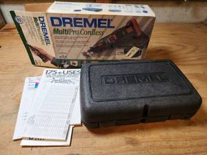 lot 412 image: Dremel MultiPro Cordless Rotary Tool with 25 Accessories and Storage Case