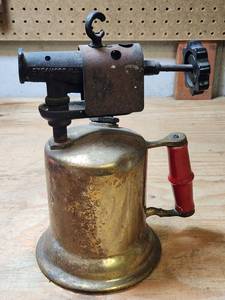 lot 445 image: The Turner Brass Works Soldering Torch Vintage