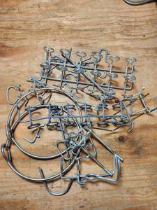 lot 465 image: Lot of Metal Pegboard Hooks and Hardware Organizers