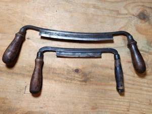 lot 468 image: Ohio Tool Co. Vintage Draw Knife Two Piece Set