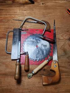 lot 472 image: Cutting Lot Vermont American 9 Carbide Toothed Saw Blade and More
