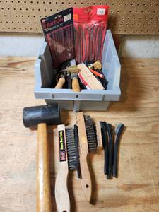 lot 478 image: Hand Tools and File Set Lot with Tekton 10-Piece Needle File Set