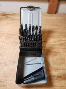 lot 486 image: Drill Bit Set with Metal Case