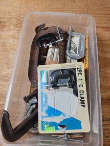 lot 503 image: Big Lot of C Clamps