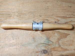 lot 521 image: Vintage Wood Hand Auger