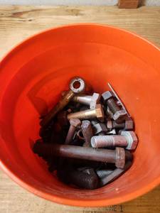 lot 535 image: Assorted Hex Bolts and Nuts Lot