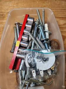 lot 547 image: Assorted Bolts Screws Fasteners Hardware Lot