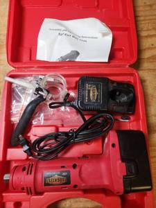 lot 556 image: Toughest 18V Cut Out Tool Kit with Charger and Accessories