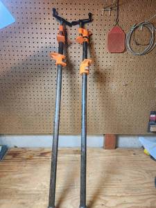 lot 585 image: Pair of Pony 24 Pipe Clamps&nbsp