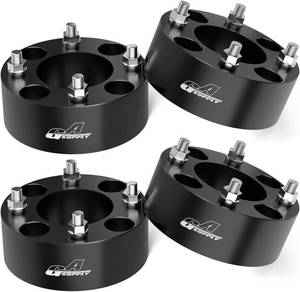 lot 4550 image: GAsupply 4x110 ATV Wheel Spacers 2 inch 74mm Hub Bore 10 1.25 Studs, 4 Pack