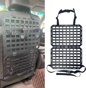 lot 4553 image: Rigid MOLLE Panel for Truck - Gun Rack Mount & Seat-Back Organizer