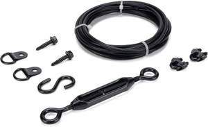 lot 4559 image: HILLMASTER Anti-Sag Gate Kit for Wooden Fence, Cable Support, ZincSteel