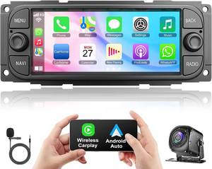 lot 4563 image: Car Radio Stereo for Dodge RAM 1500 2002-2006,for Jeep Wrangler 2003-2006