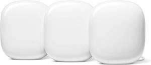 lot 4565 image: Google Nest WiFi Pro 6E - Whole-Home Mesh Router (3-Pack) Snow