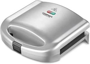 lot 4578 image: Cuisinart Sandwich Grill, Silver, WM-SW2N1NAS  Powers On 
