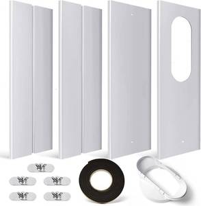 lot 4582 image: YoleShy Portable AC Window Kit with Coupler & Seal for 5-inch Exhaust