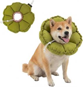 lot 4605 image: H HIDREAM Soft Dog Cones for Medium Dogs, Adjustable, Protect Wounds