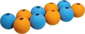 lot 4639 image: Amazon Basics Bouncy Durable Rubber Dog Toy Balls 2.5 in, Multicolor Pack 5