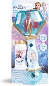 lot 4641 image: Disney Frozen Elsa Light & Sound Musical Bubble Wand with Bubble Solution