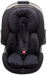 lot 4654 image: Pro Goleem Infant Car Seat Insert HeadNeckBody Support, 2-in-1, Black