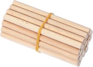 lot 4666 image: PATIKIL 14 x 4 in Wooden Dowels, 30 Pcs Unfinished Round Dowels