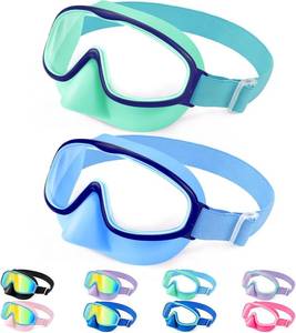 lot 4679 image: Vvinca Kids Goggles with Nose Cover, Wide View Anti-Fog UV for Kids 3-12