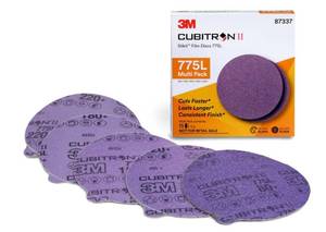 lot 4695 image: 3M Cubitron II Stikit Film Disc, 775L, 87337, Multi-Grade 80, 200 3MIL