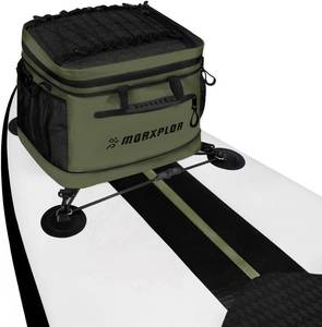 lot 4697 image: MORXPLOR Waterproof PVC Paddleboard Cooler Deck Bag, 40-Can SUP Bag