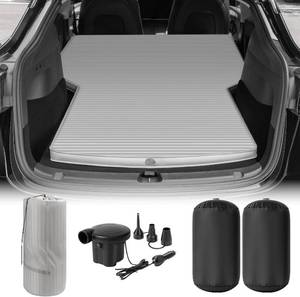 lot 4708 image: Uireefly Tesla Model Y Inflatable Camping Mattress with Air Pump Grey