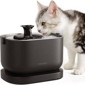 lot 4728 image: PETLIBRO Cat Water Fountain, Cordless Battery-Operated, 2.5L84oz, BPA-Free