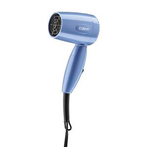 lot 4734 image: Conair Dual Voltage Hair Dryer, Compact Folding Handle Design, 1600W