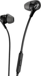 lot 4754 image: HyperX Cloud Earbuds II - 14mm Drivers, 3.5mm Plug, Built-in Mic, Black