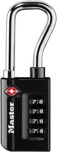 lot 4755 image: Master Lock Padlock, TSA Luggage Lock, Set-Your-Own-Combo, 1-516 in