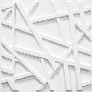 lot 4782 image: LEVOWAY 33 Pack 3D Wall Panels for Decor, 12x12 White Textured Panels
