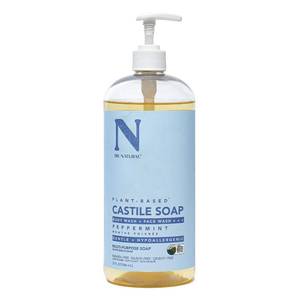lot 4798 image: Dr. Natural Castile Liquid Soap, Peppermint, 32 oz - Plant-Based