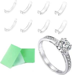 lot 4805 image: Ring Sizers for Loose Thin Rings - Invisible Clip-on Ring Size Adjusters