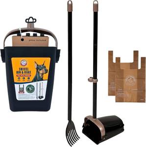 lot 4807 image: Arm & Hammer Swivel Bin & Rake Dog Pooper Scooper