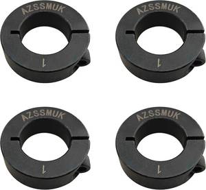 lot 4814 image: Single Split Clamp-On Shaft Collar of Metal Material 1 inch Bore Set Screw