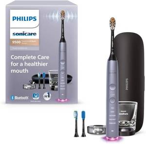 lot 4827 image: Philips Sonicare DiamondClean 9500 Electric Toothbrush 3 Brush Heads, Gray