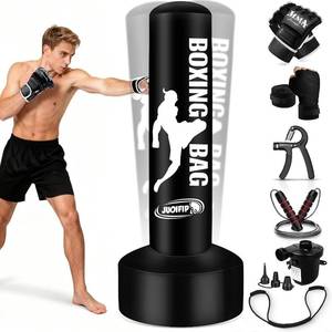 lot 4849 image: YORWHIN Standing Punching Bag for Adults, 69 Boxing Bag with Training Set