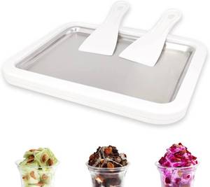 lot 4901 image: Rolled Ice Cream Maker, Instant Ice Cream Maker, White
