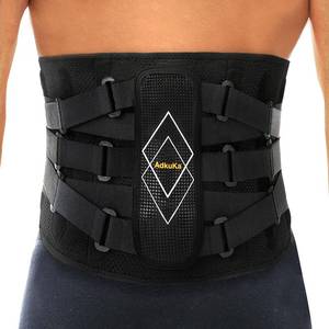 lot 48609 image: Back Brace for Lower Back Pain Women Men - 10x Maximum Compression and Adjustable - Lumbar Support Belt with 3D Pad - Ergonomic and Breathable 3D Material - for Herniated Disc,Sciatica (XL)