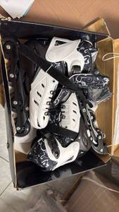 lot 372 image: Kuxuan Boys Adjustable Inline Skates with Light up Wheels, Fun Illuminating Skates for Kids Girls Youth Retail $ 59 - Retail $0