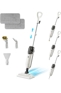 lot 429 image: Steam Mop Cleaner 260°F Steam in 15s, 16.9oz Tank Hardwood and Tile99.9% Stains Removal, Chemical-free Cleaning Safe for KidsPets, Lightweight, Deep Cleaning Floor Steamer for HardwoodTile Retail $60 - Retail $60