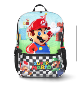 lot 538 image: Super Mario Backpack with Character Graphics - Retail $0