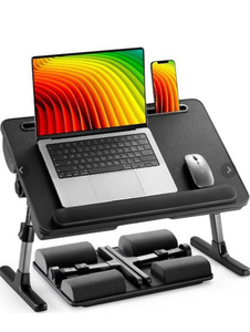 lot 552 image: HUANUO Lap Desk 2-in-1 Bed & Lap Desk 23.9 x 14.57 inches - Retail $69