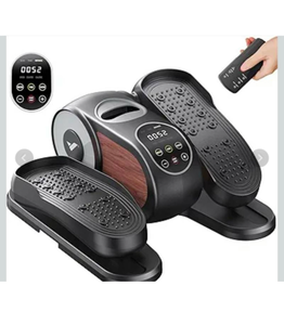 lot 554 image: MERACH Under Desk Elliptical, Leg Exerciser While Sitting for SeniorsQuiet Portable Electric Seated Pedal Exerciser Machine with Remote Control & 12-Speeds for Home Office Retail $99 - Retail $0