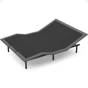 lot 21022 image: MotoSleep Low Profile Soft Form SFL250E King Adjustable Base Black - Retail $1,400