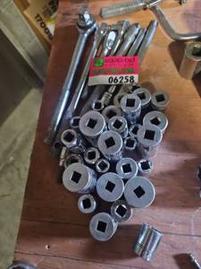 lot 6258 image: Socket Set with Wrenches and Hand Tools